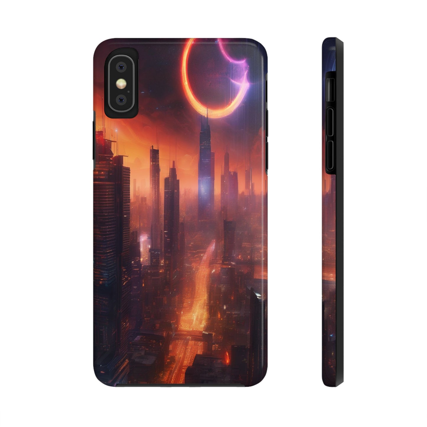 Rugged Phone Case - Impact-Resistant Dual-Layer TPU/PC, Glossy