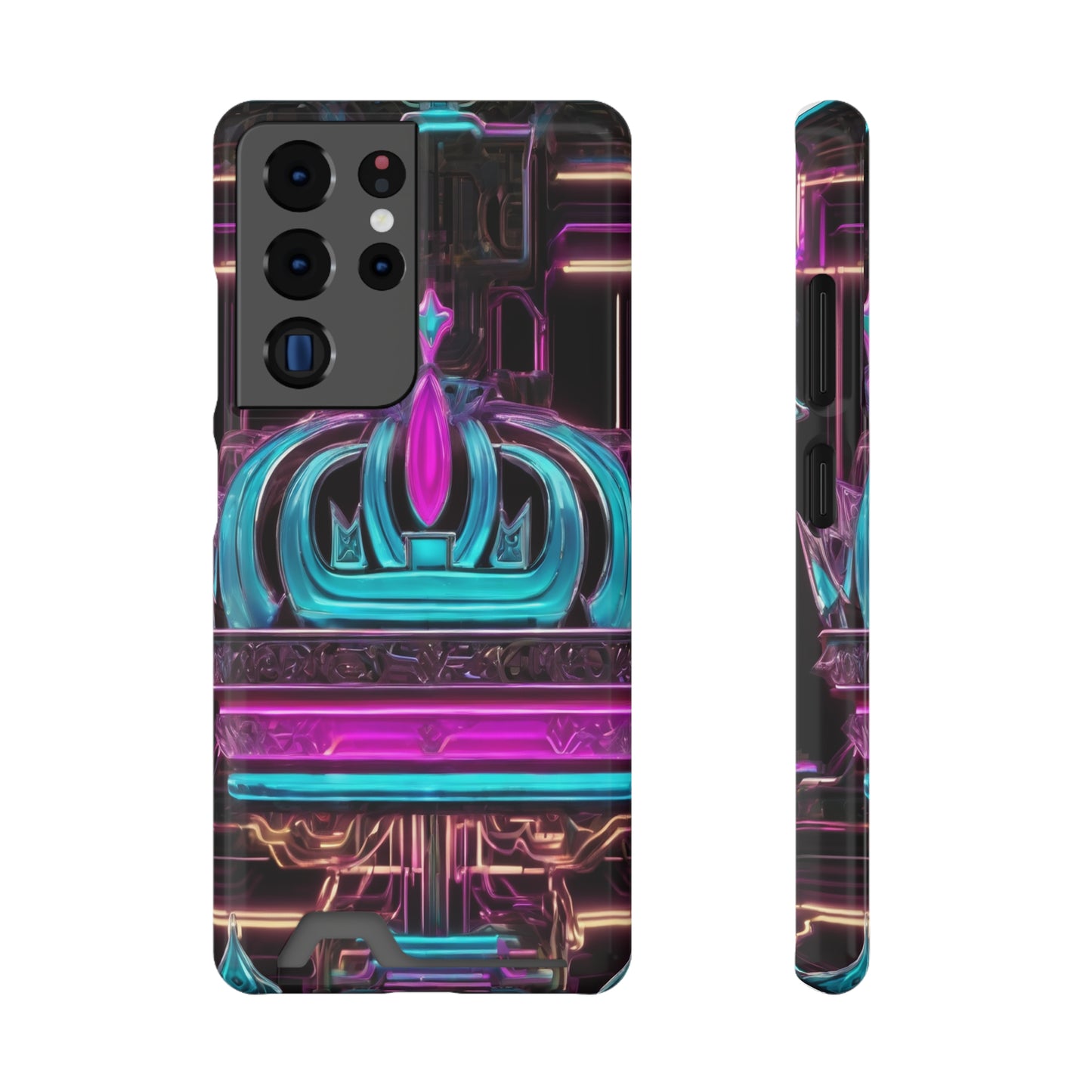 Neon Card Holder Phone Case - MagSafe Compatible