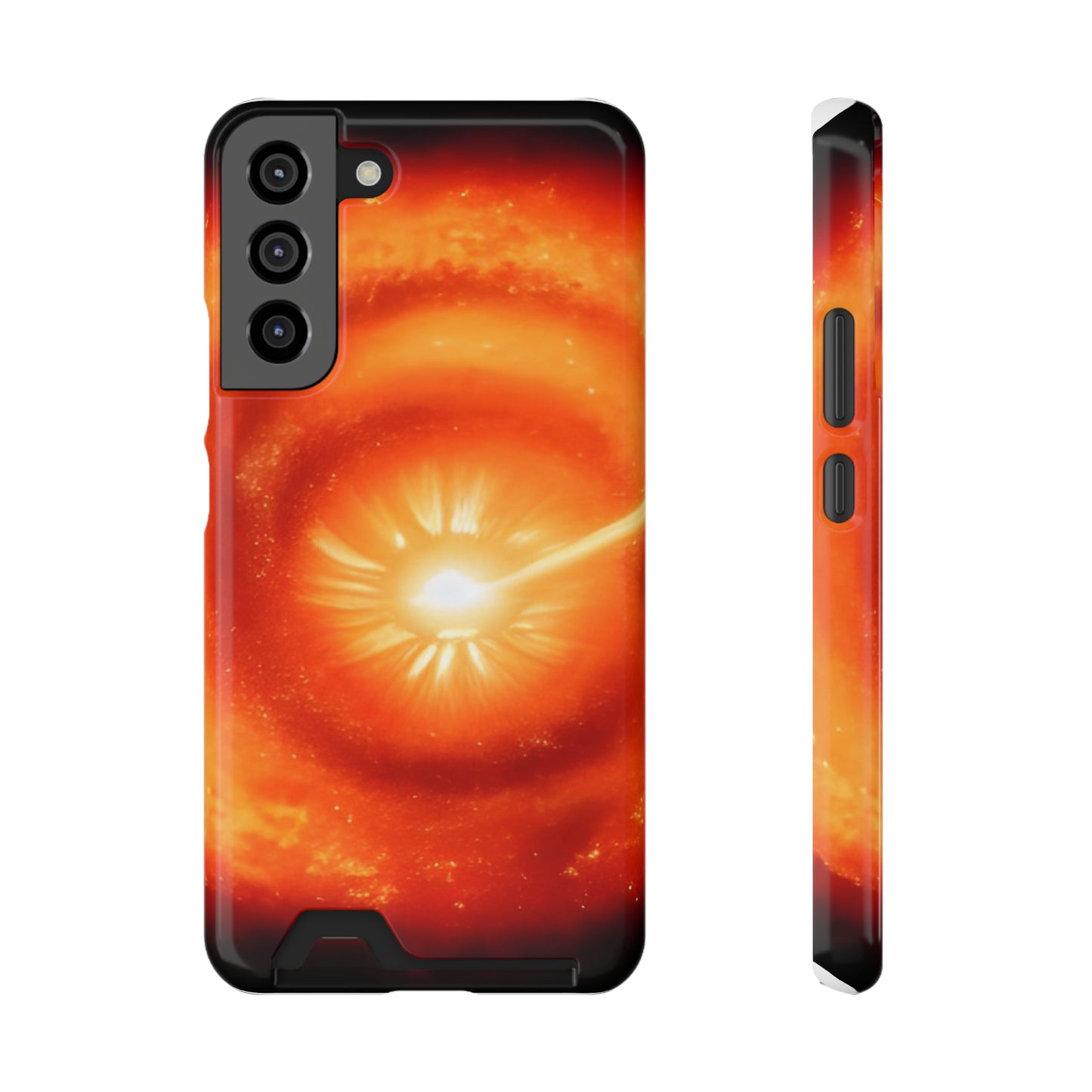 Neon Phone Case with Card Holder - MagSafe, Polycarbonate