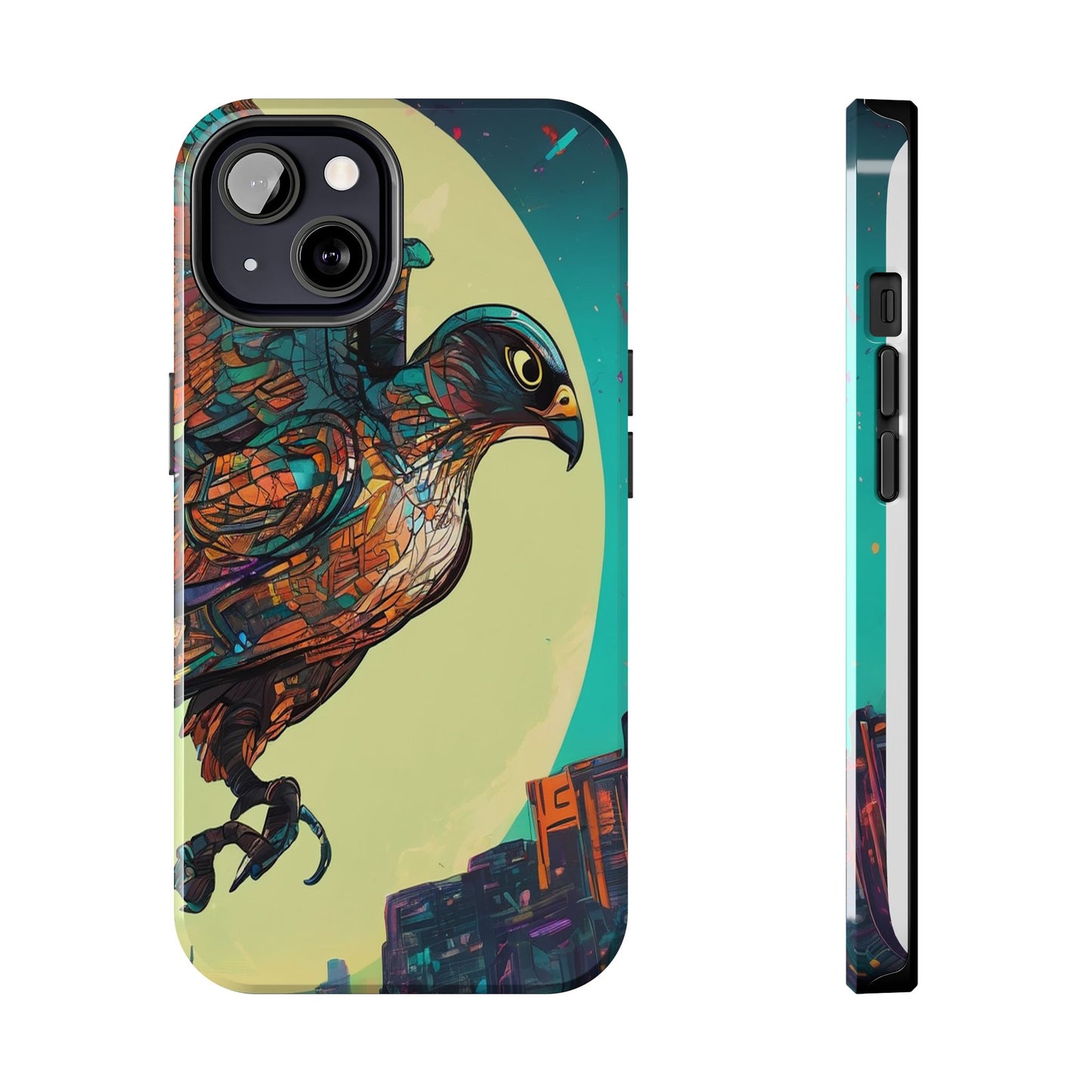 Neon Tough Phone Case - Impact-Resistant, Glossy Finish