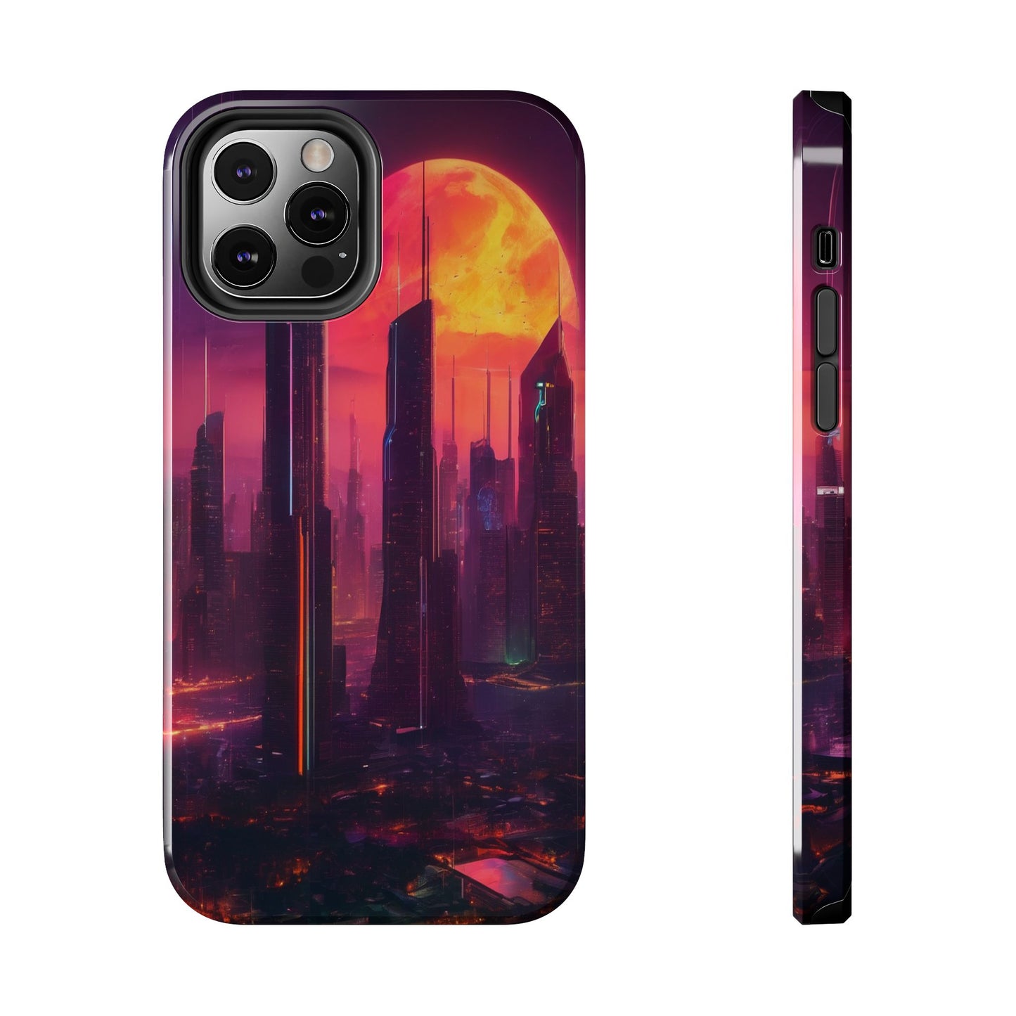 Tough Phone Case: Shockproof 2-Piece TPU/PC Shell