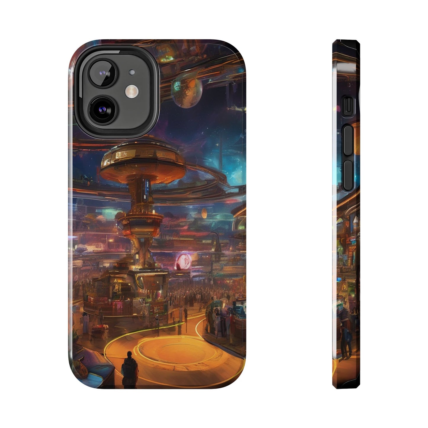 Tough Phone Case - 2-Piece Impact-Resistant Glossy Shield