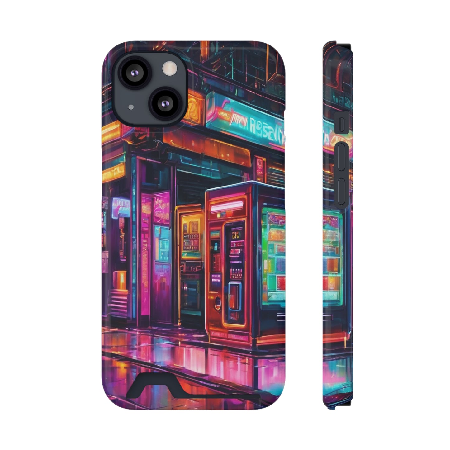 Phone Case with Card Holder - MagSafe, Polycarbonate, Glossy/Matte