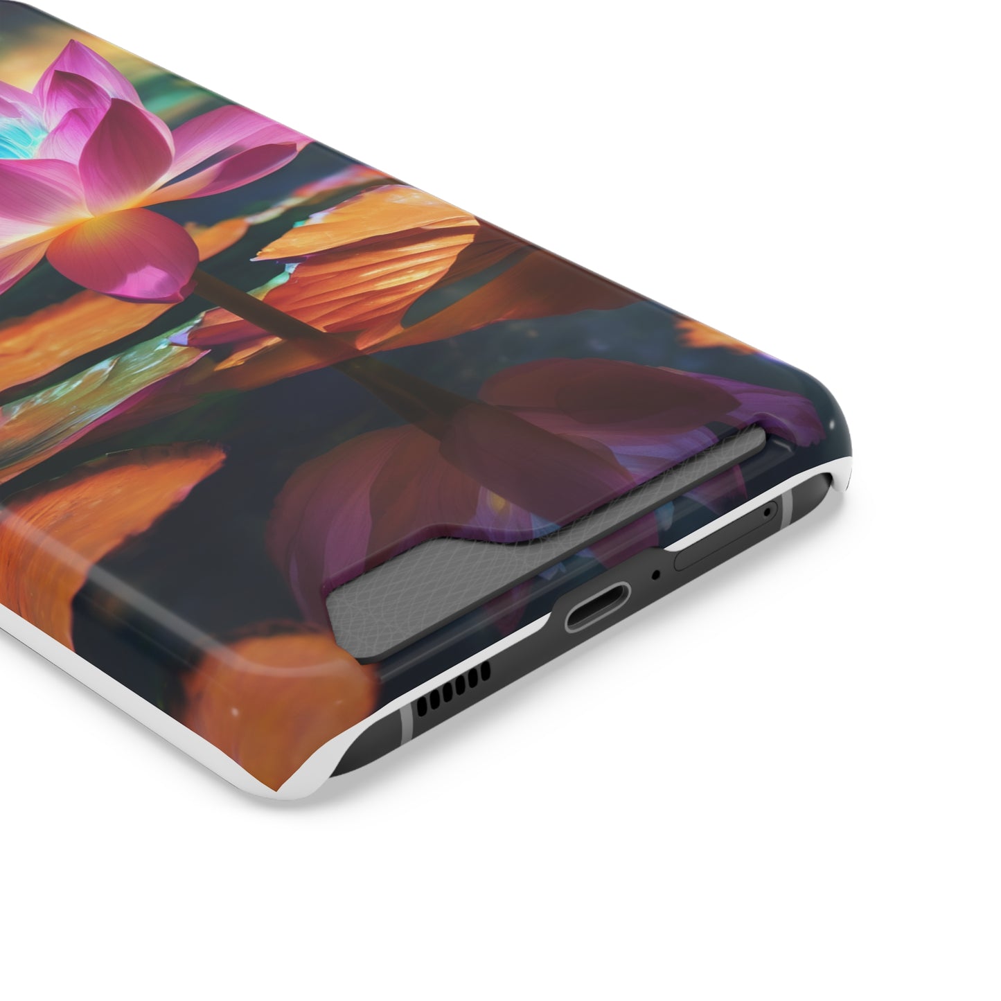 Neon Phone Case with Card Holder - MagSafe & Card Storage