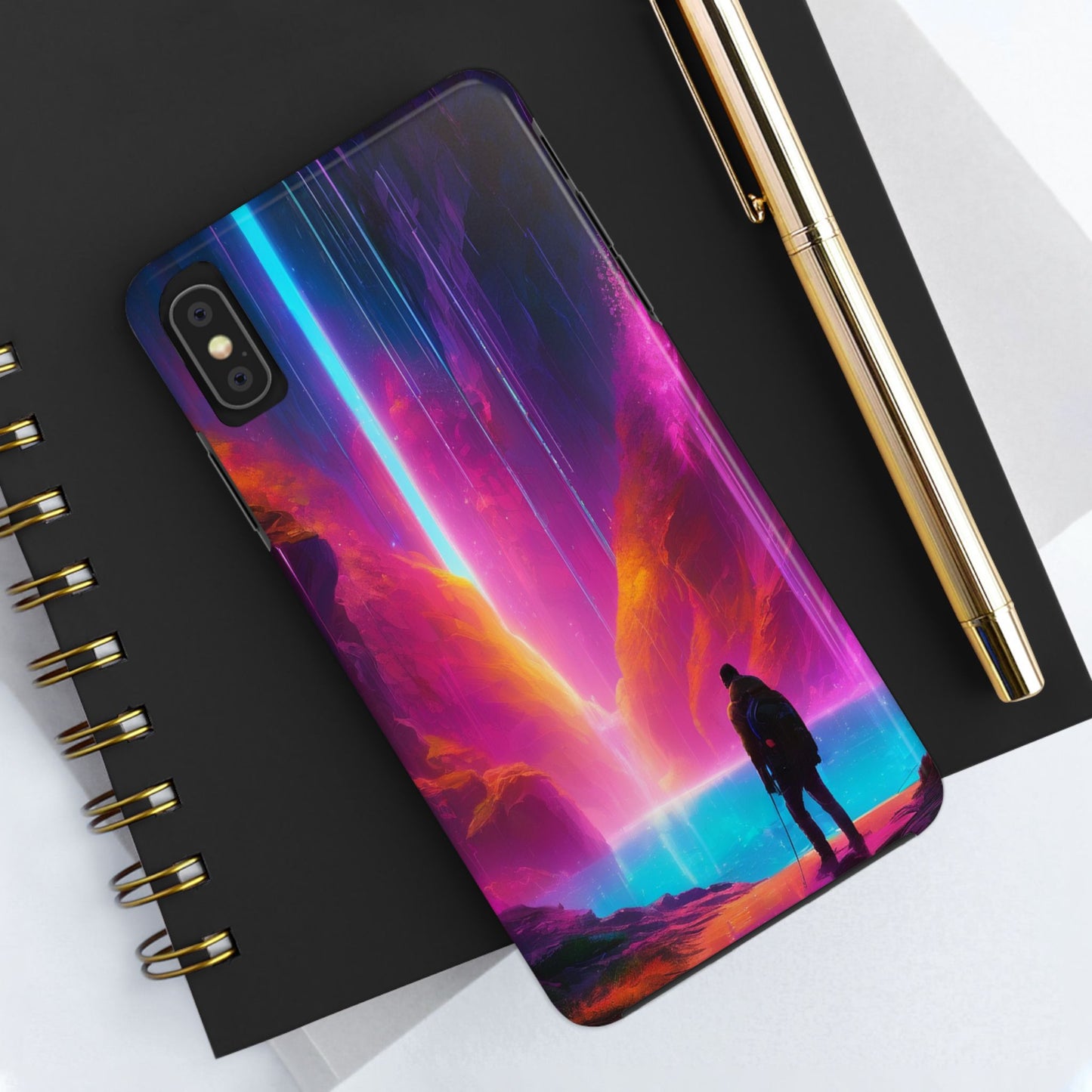 Tough Phone Case with TPU & PC Shell – Shockproof for iPhone/Samsung