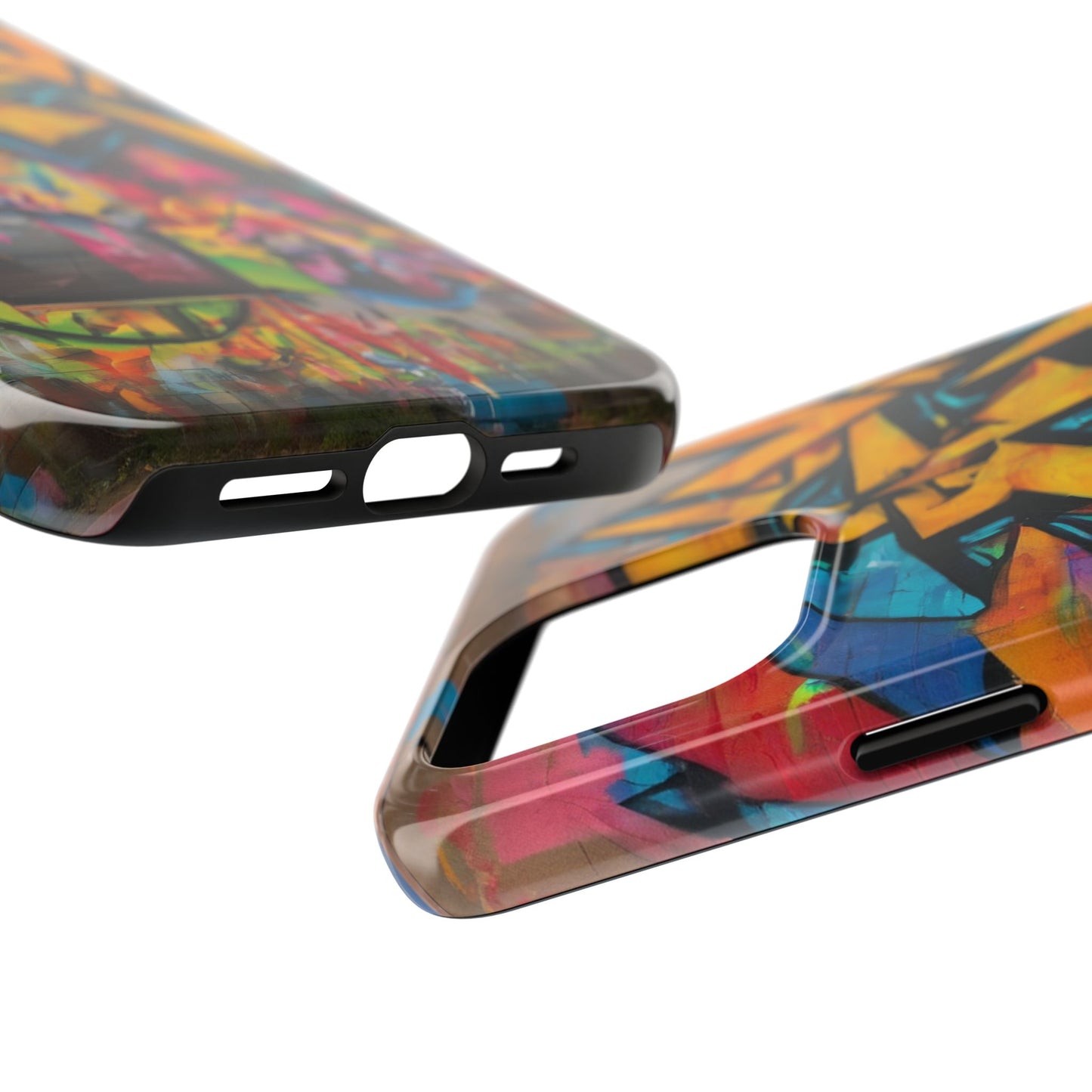 Rugged Phone Case - Impact-Resistant, Glossy Finish