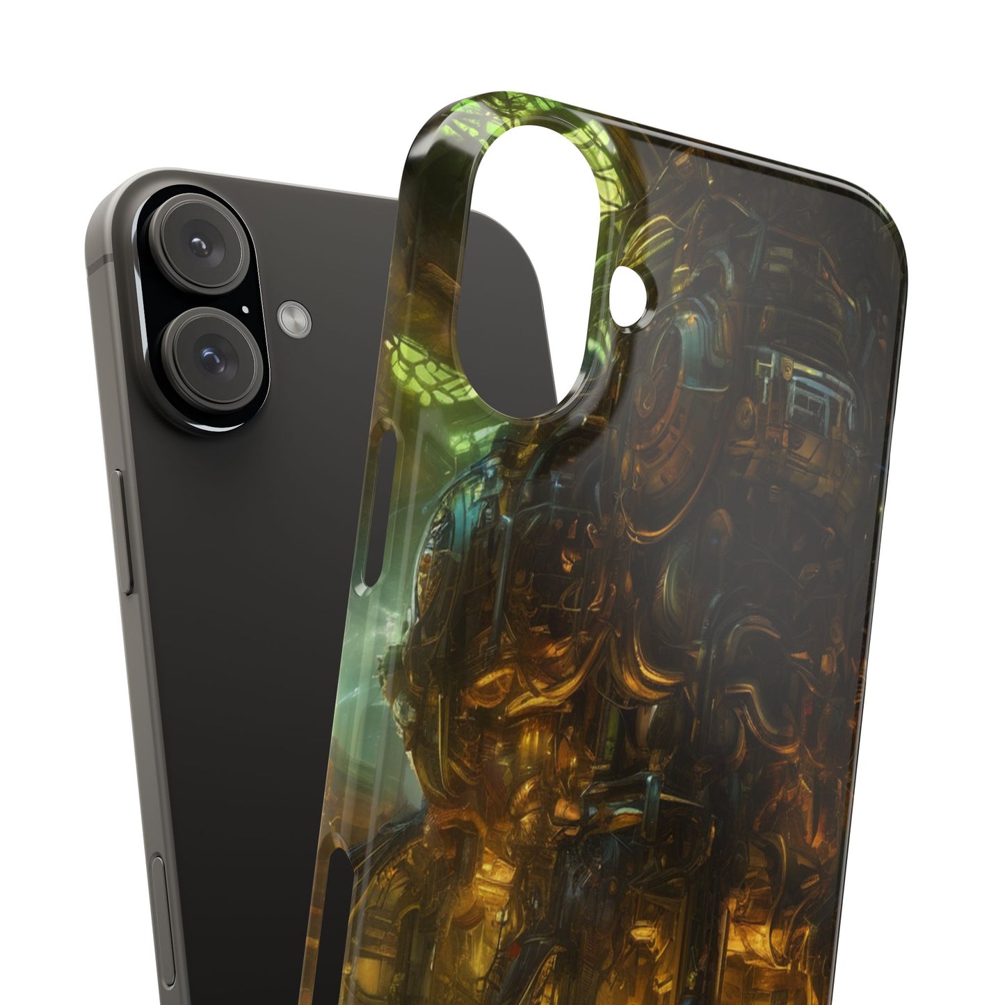 Slim Phone Case for iPhone 16 - Glossy Ultra-Thin Polycarbonate