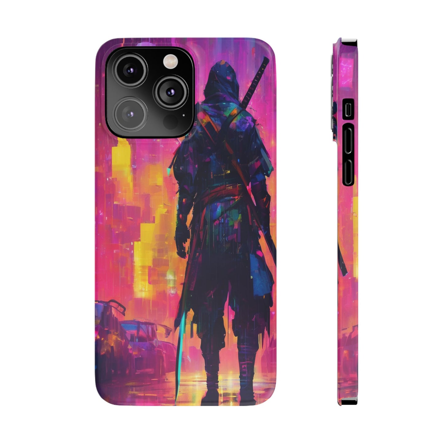 Neon Slim Phone Case for iPhone 16 - Glossy Lexan Finish
