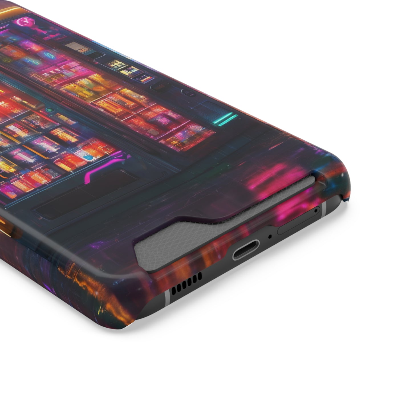 Phone Case with Card Holder - Impact-Resistant Polycarbonate, MagSafe