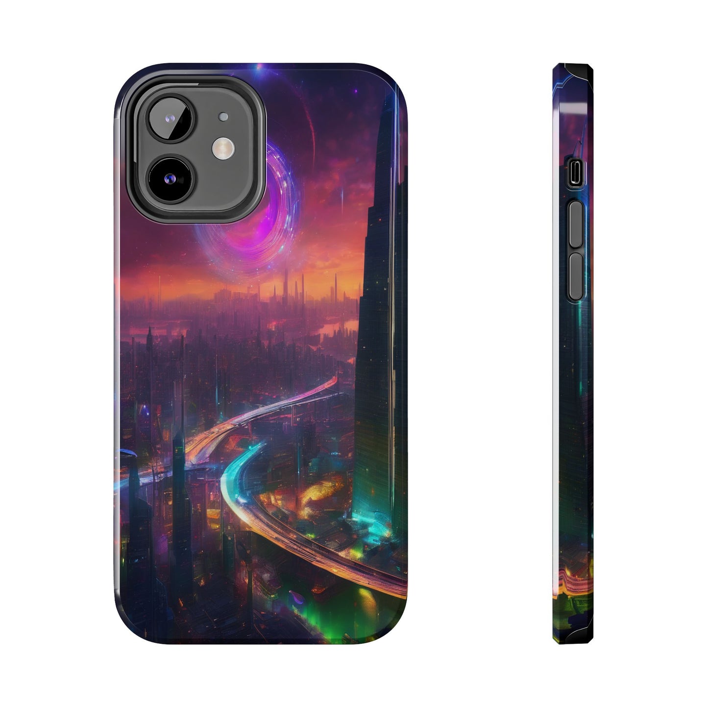 Tough Phone Case – Shockproof TPU/Polycarbonate for iPhone & Samsung