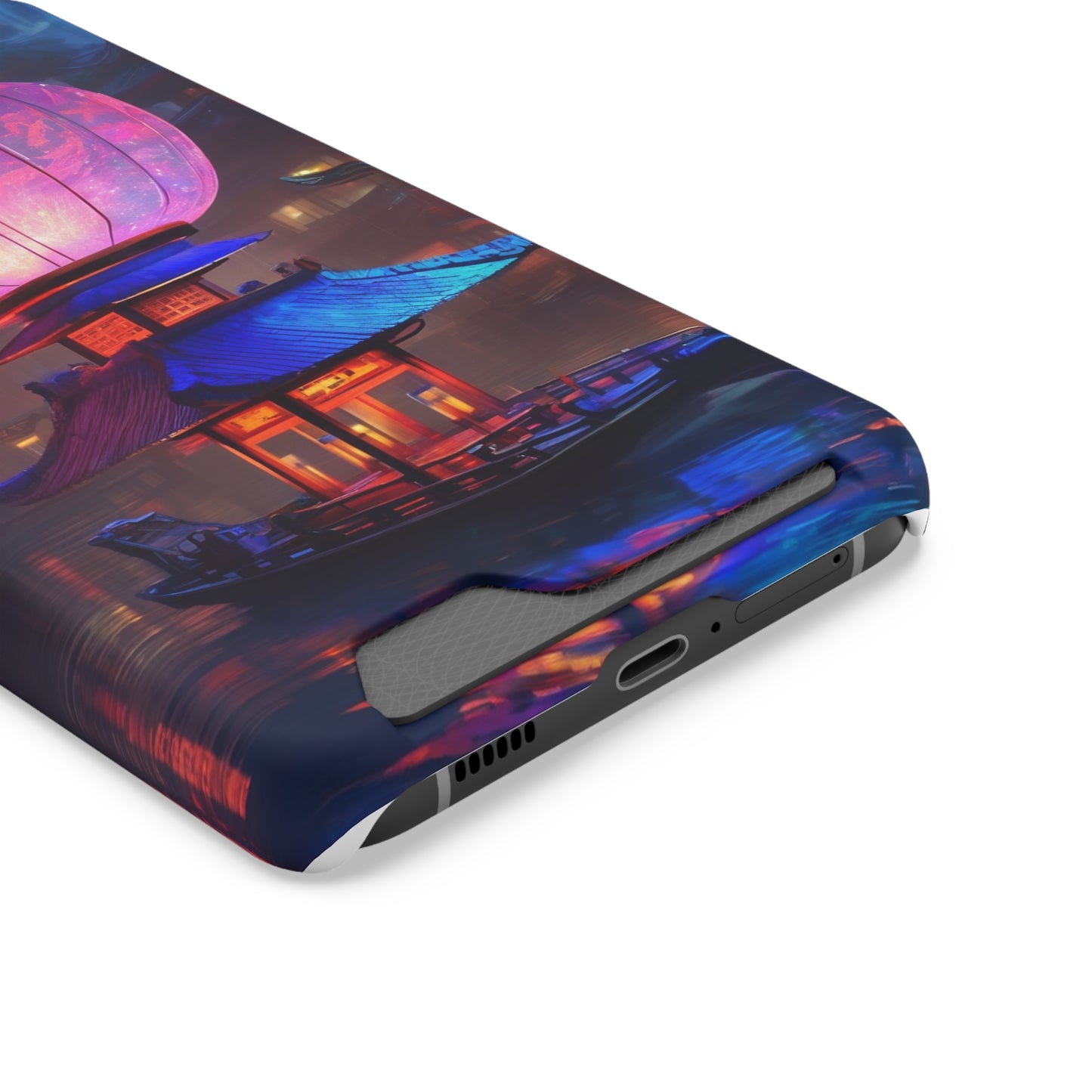 Neon Card Holder Phone Case - MagSafe, 1 Card Slot, Polycarbonate