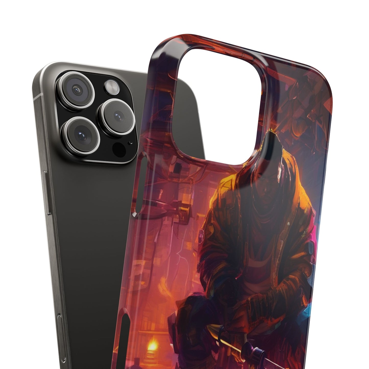 Slim Phone Case for iPhone 16 - Ultra-Thin, Glossy PC