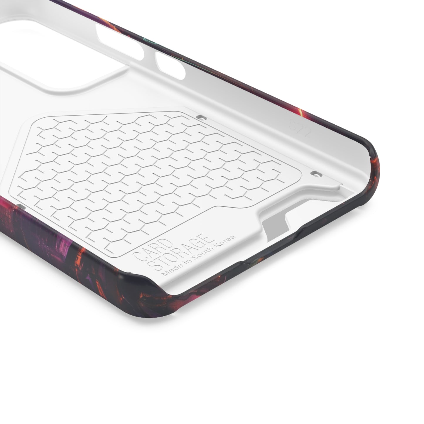 Cyberpunk Neon Card Holder Phone Case MagSafe
