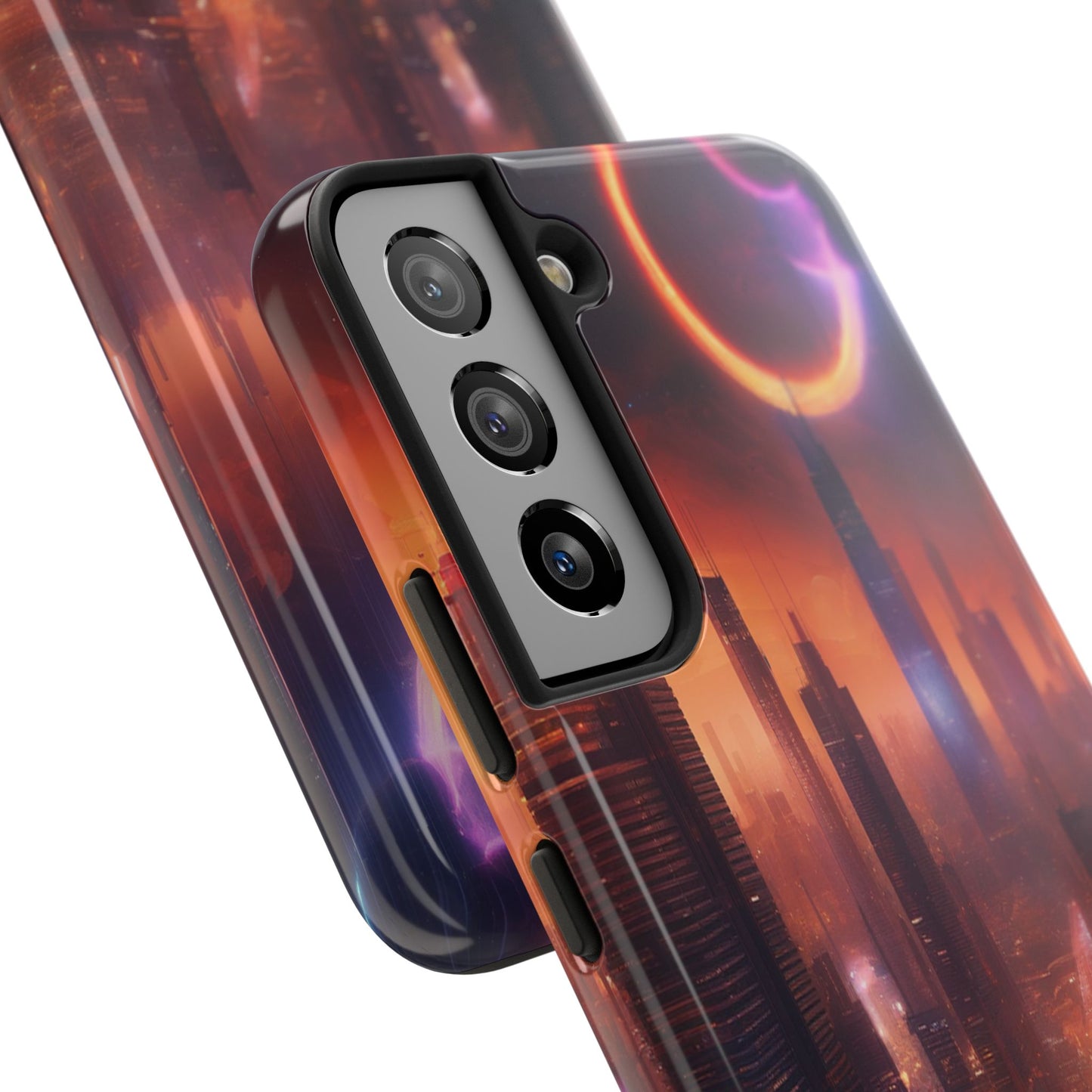 Rugged Phone Case - Impact-Resistant Dual-Layer TPU/PC, Glossy