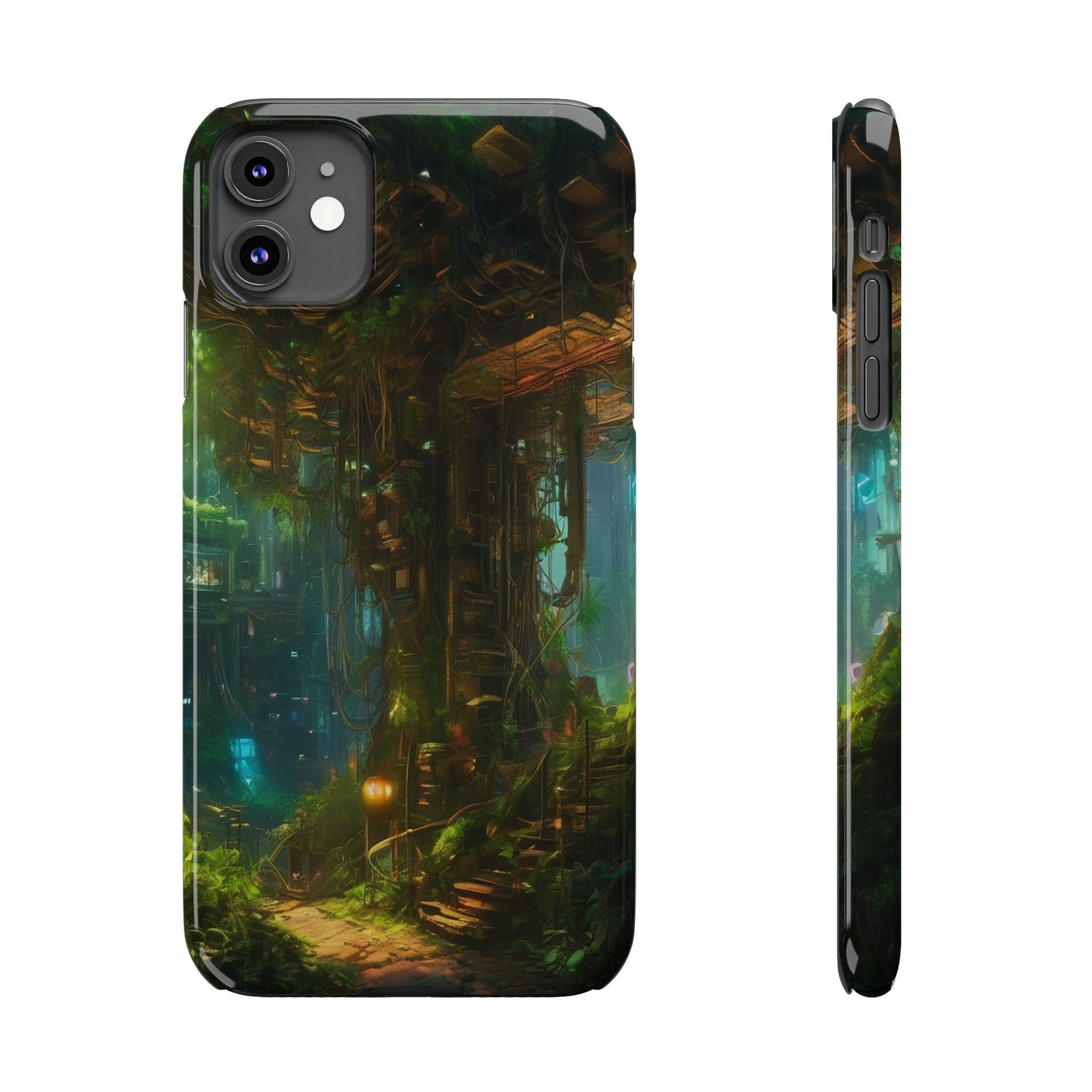 Neon Slim Phone Case for iPhone 16 Glossy Lexan