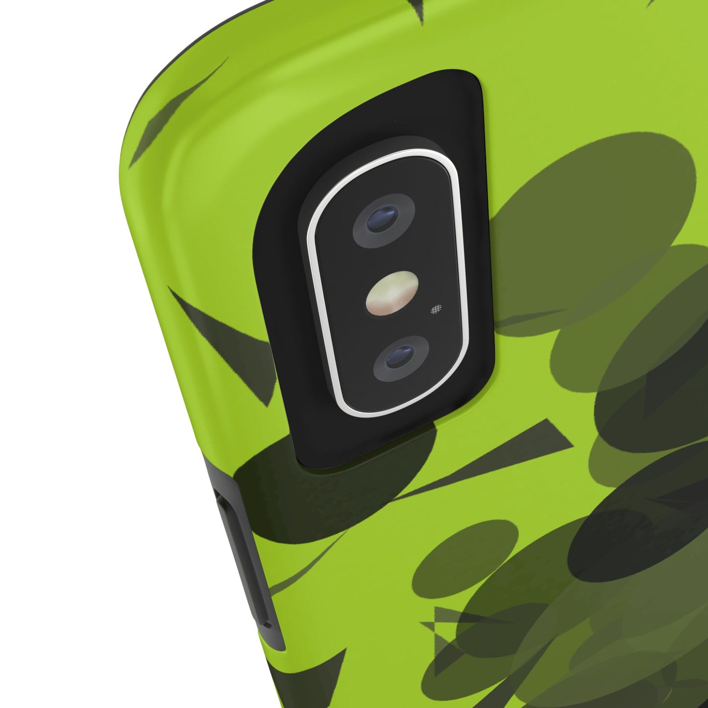 Lime Green Abstract Pattern Tough Phone Cases, Case-Mate