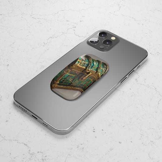 Phone Click-On Grip Kickstand Back Holder & Stand
