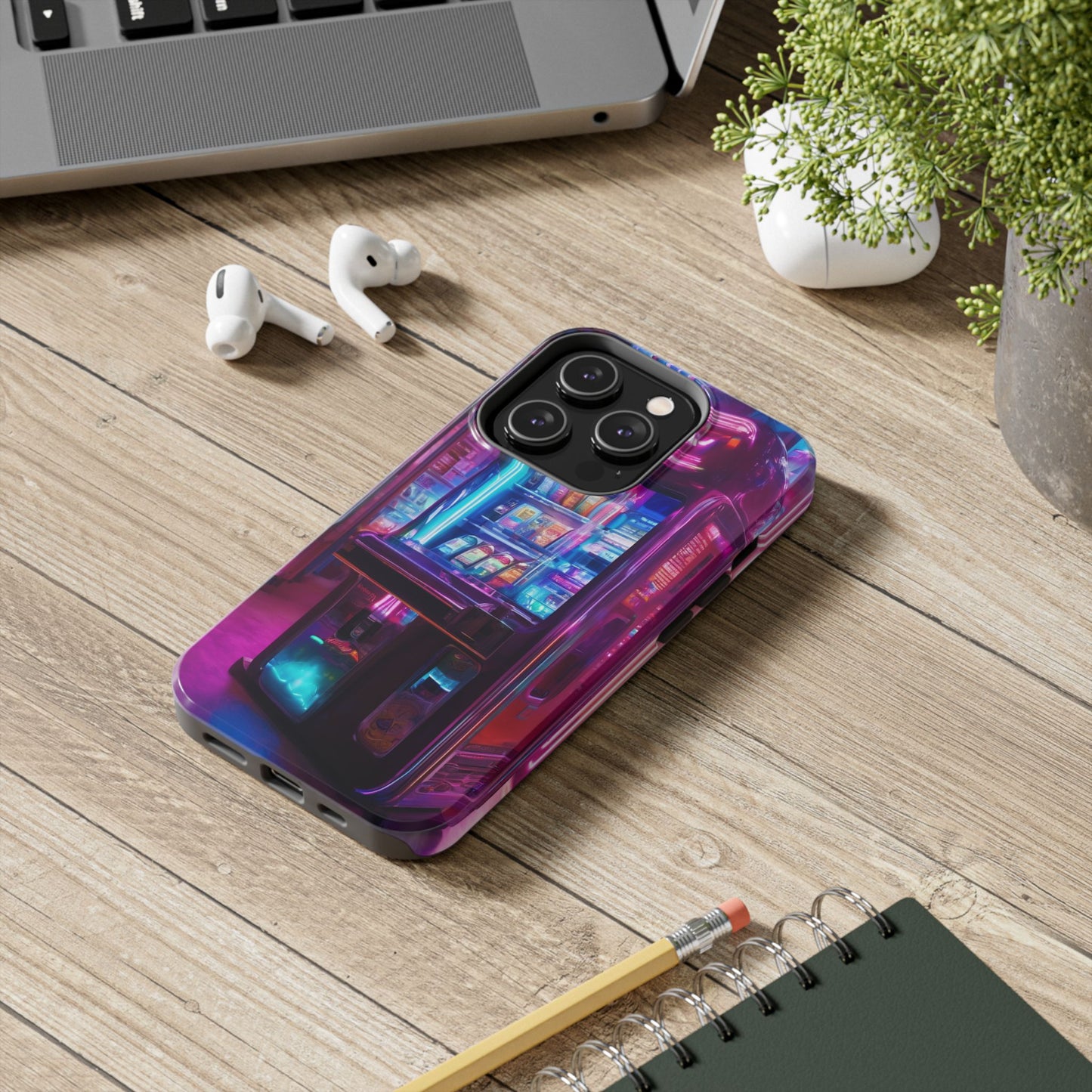 Tough Phone Case with TPU Shell - Impact-Resistant, Glossy Finish