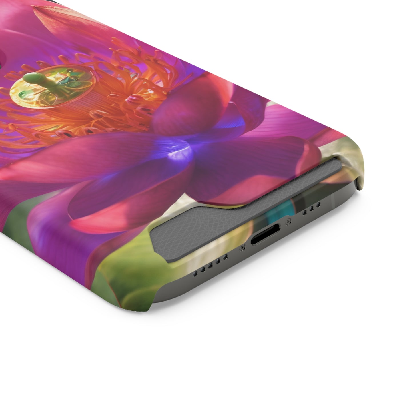 Neon Phone Case with Card Holder - MagSafe Polycarbonate Glossy/Matte
