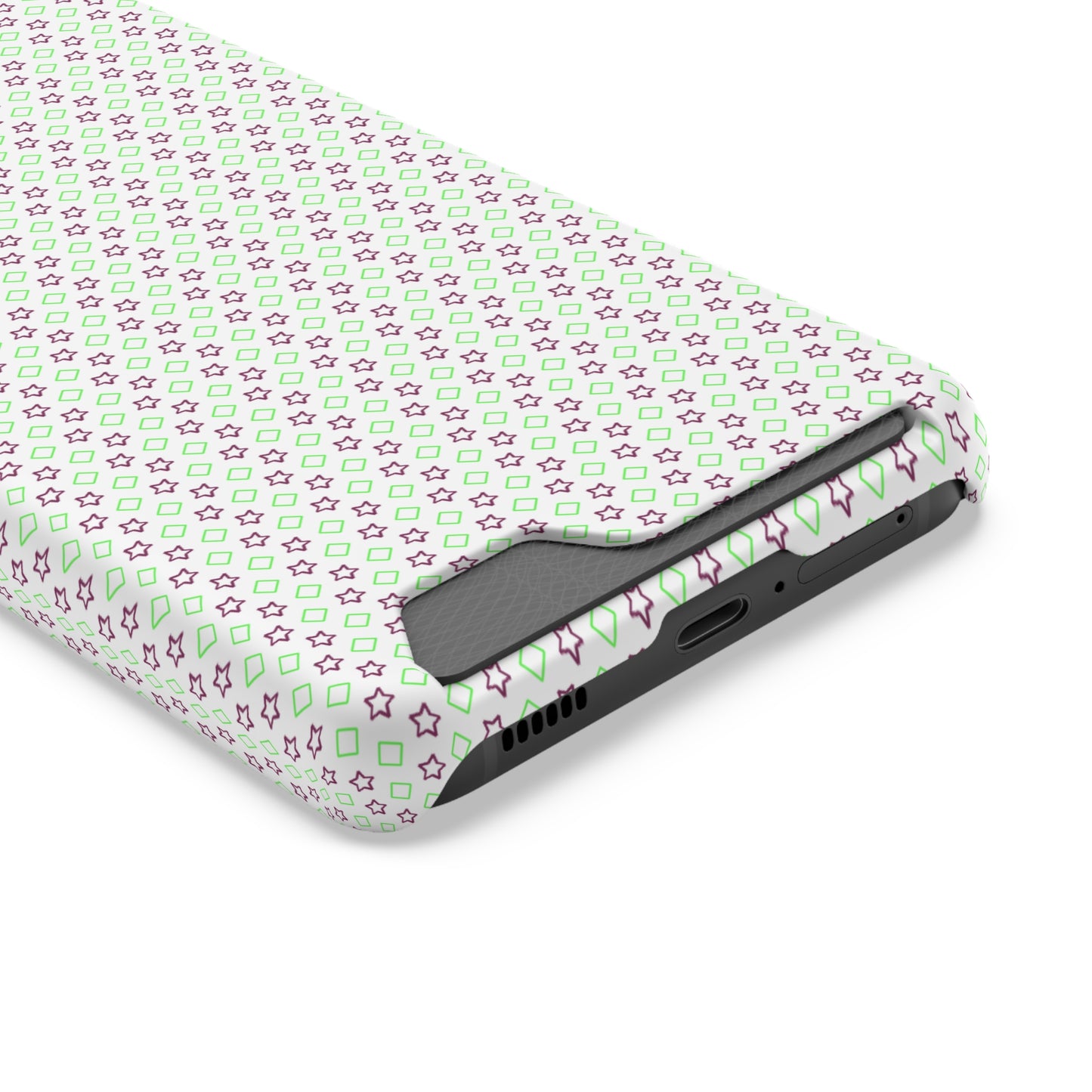 Neon Card Holder Phone Case with MagSafe - Impact-Resistant