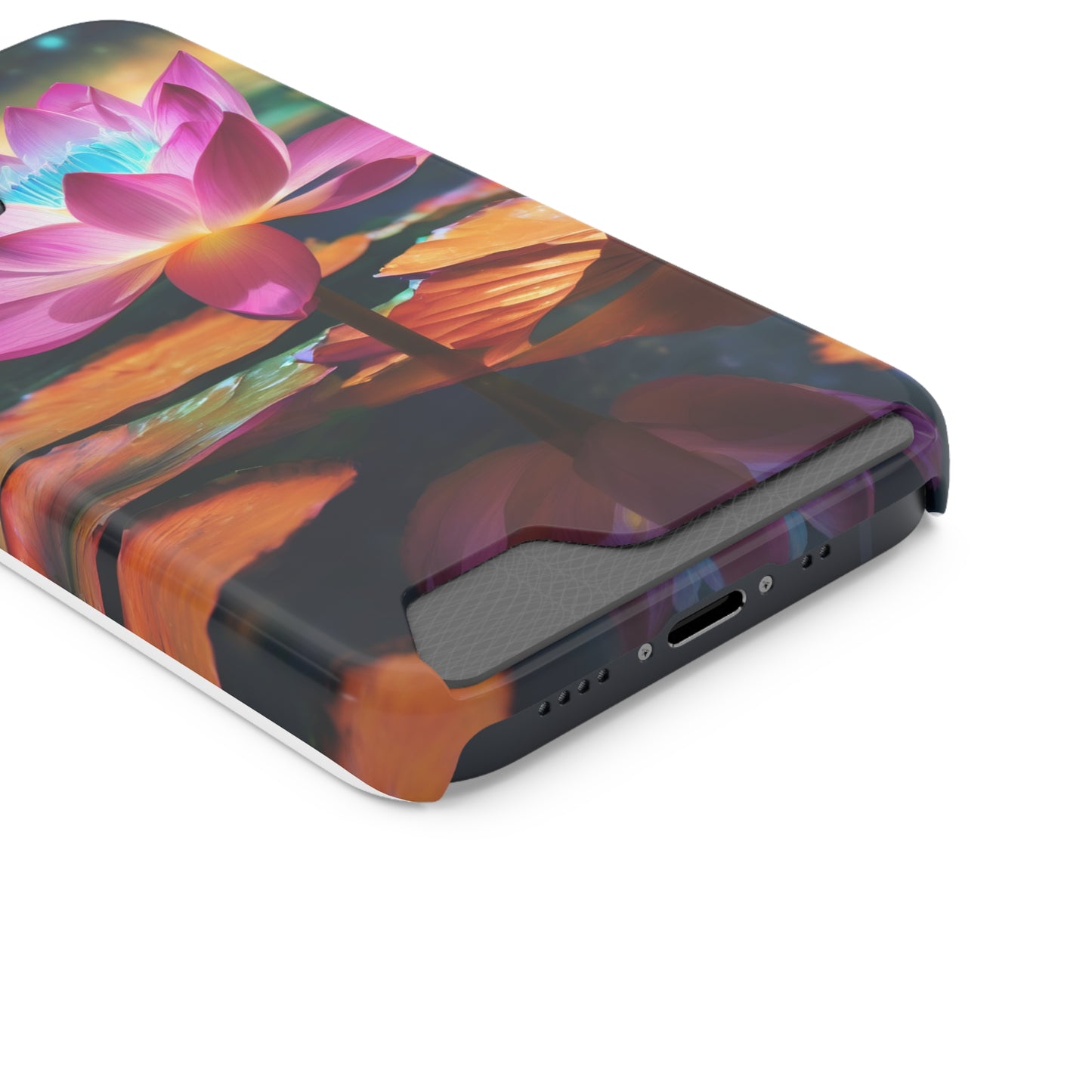 Neon Phone Case with Card Holder - MagSafe & Card Storage