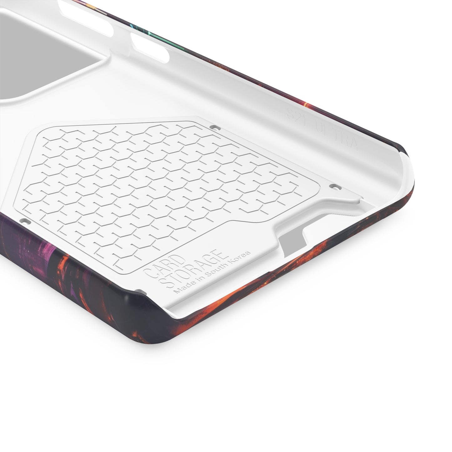 Cyberpunk Neon Card Holder Phone Case MagSafe