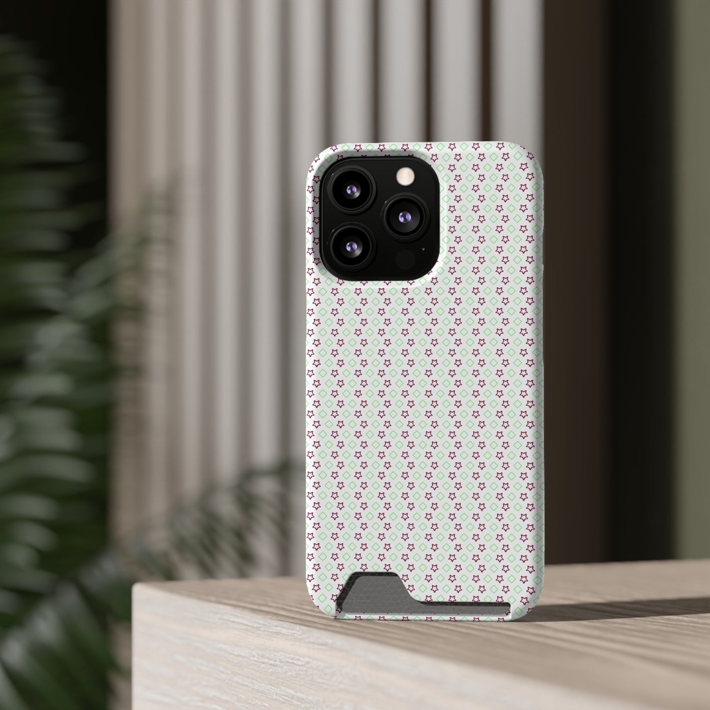 Neon Card-Holder Phone Case - Glossy/Matte Finish