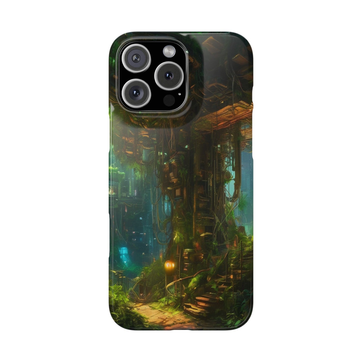 Neon Slim Phone Case for iPhone 16 Glossy Lexan