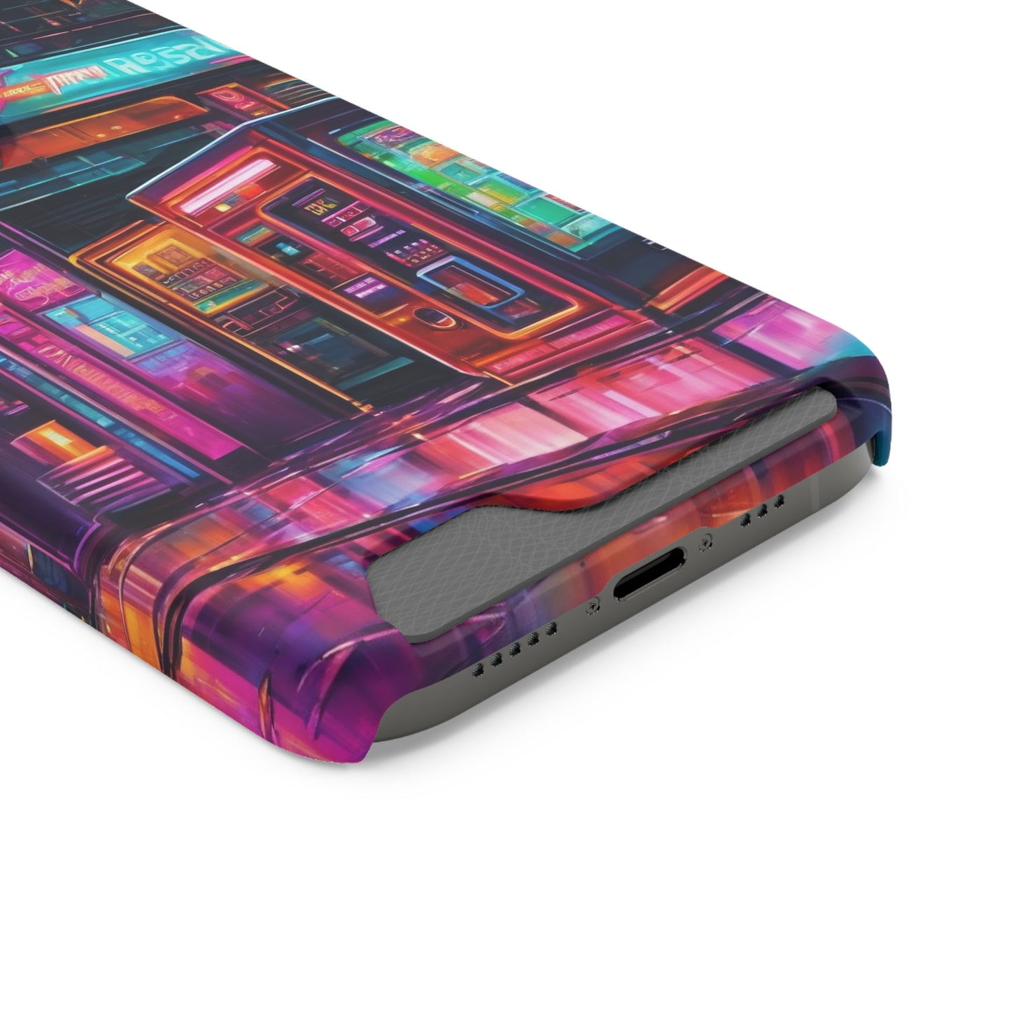 Phone Case with Card Holder - MagSafe, Polycarbonate, Glossy/Matte
