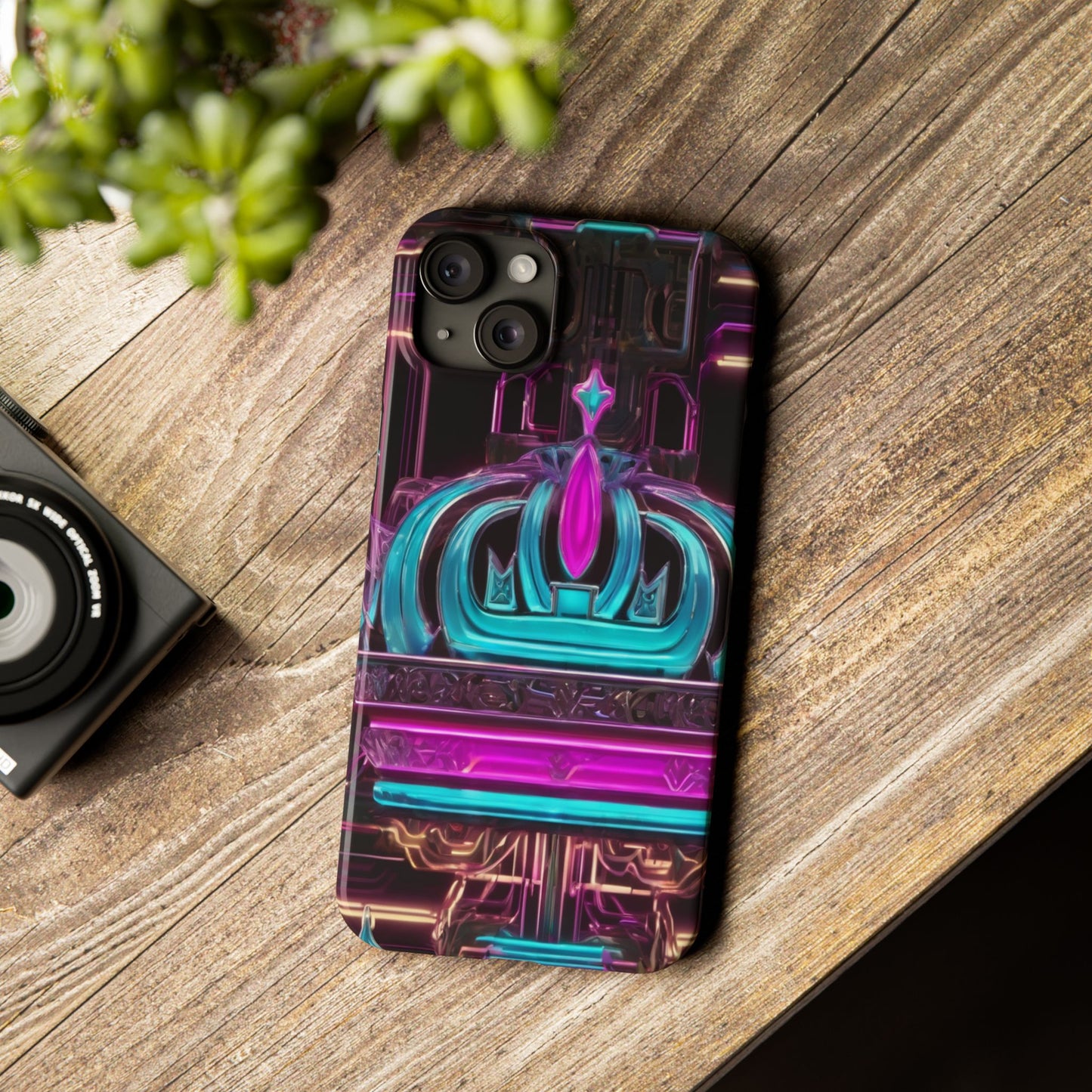 Slim Phone Case for iPhone 16 - Glossy, Lightweight, Impact-Resistant