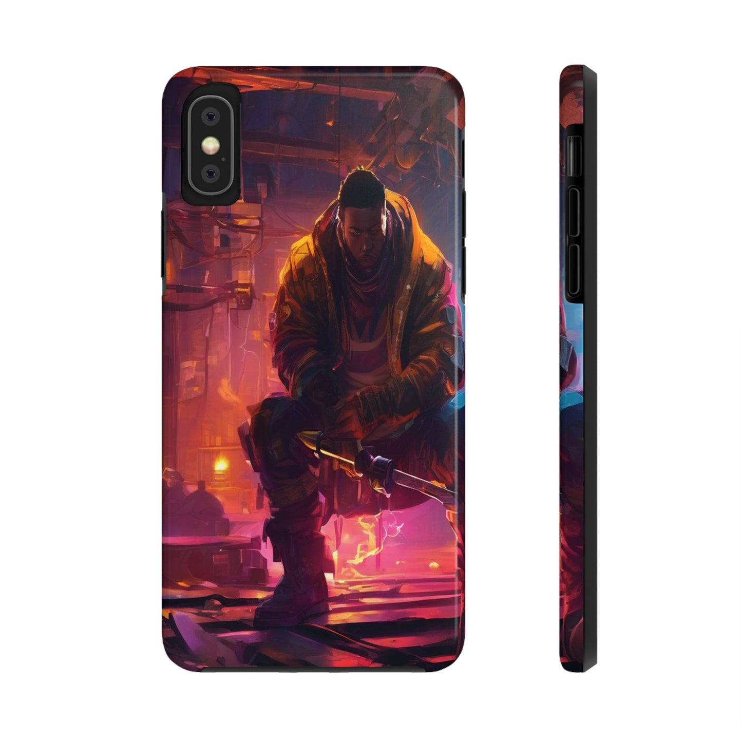 Tough Phone Case - Shockproof TPU & PC Shell for iPhone & Samsung