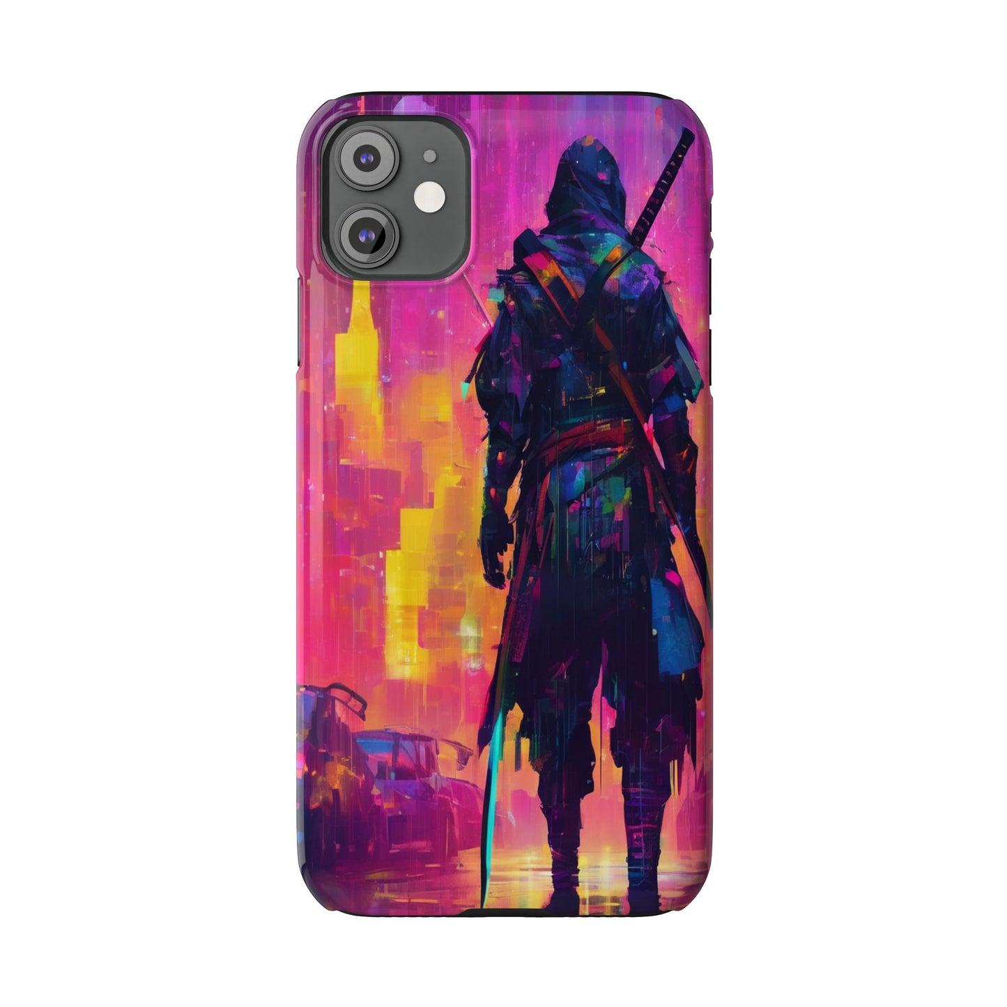 Neon Slim Phone Case for iPhone 16 - Glossy Lexan Finish