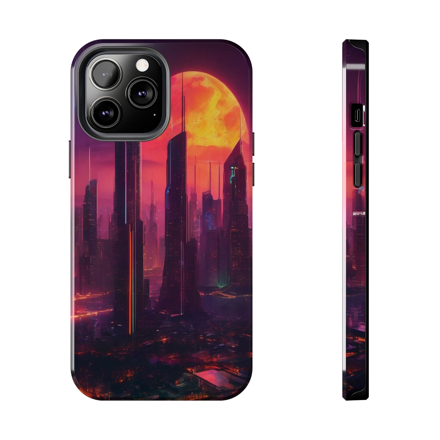 Tough Phone Case: Shockproof 2-Piece TPU/PC Shell
