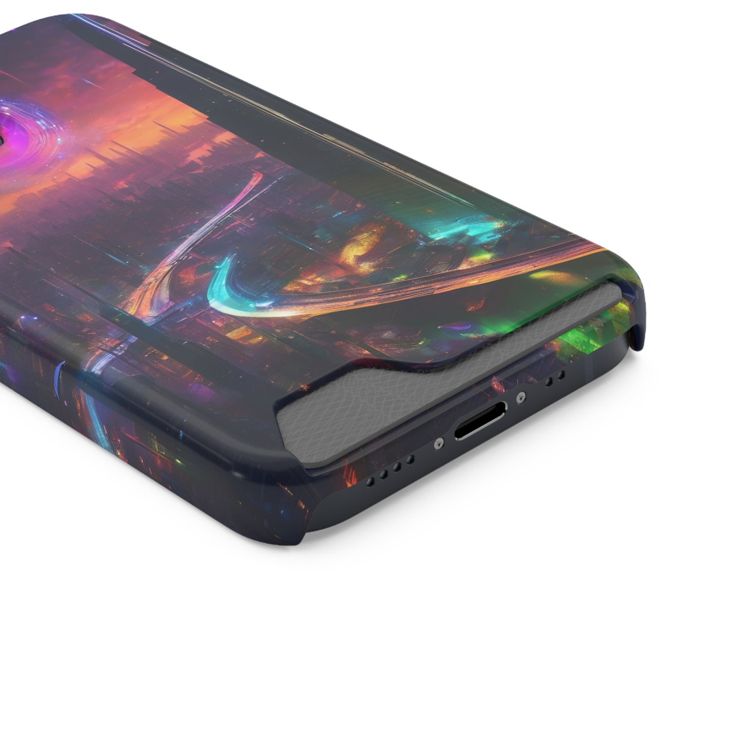 Neon Card Holder Phone Case - MagSafe, iPhone 13 & Galaxy S21/22
