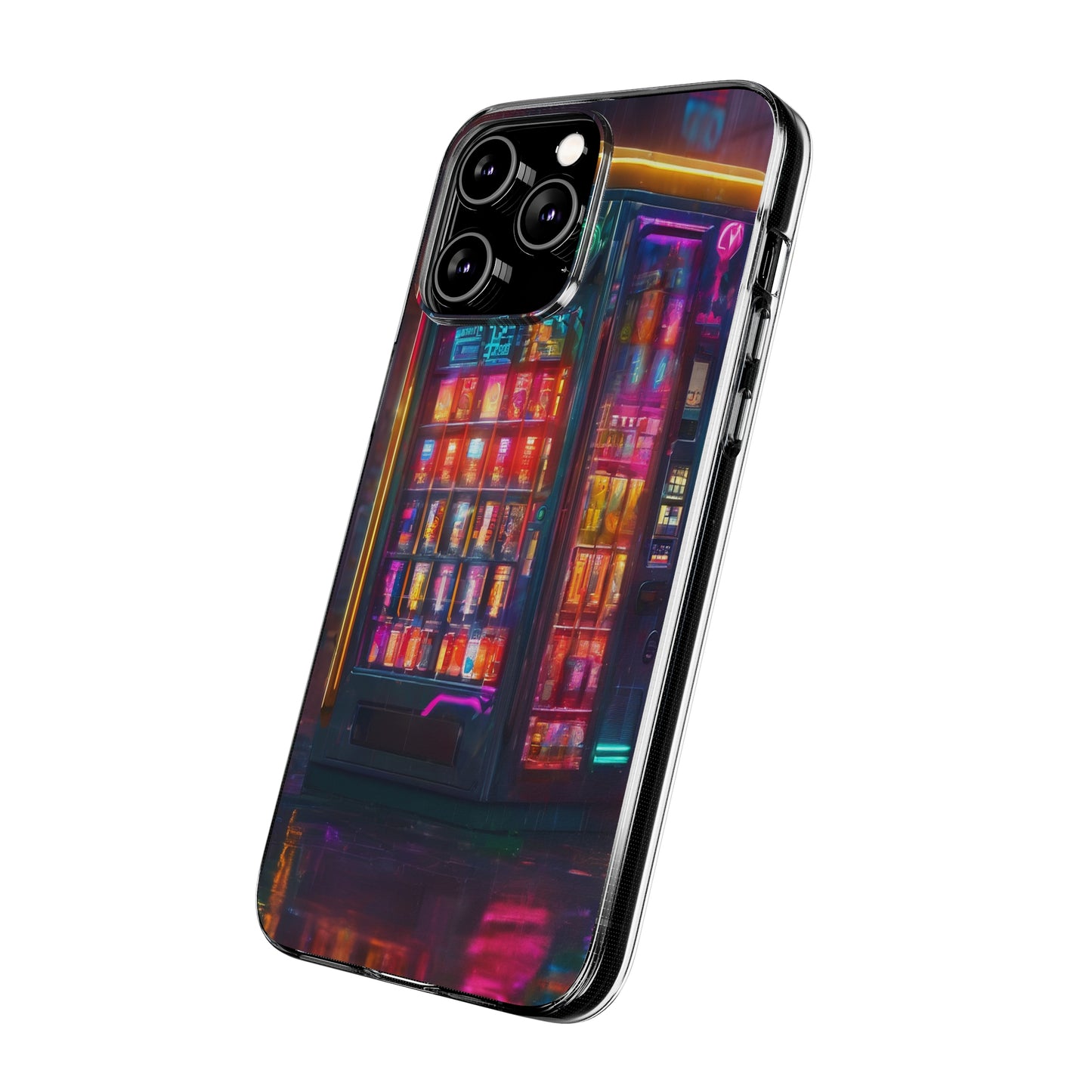 Neon Clear Silicone Phone Case - Slim & Flexible Protection