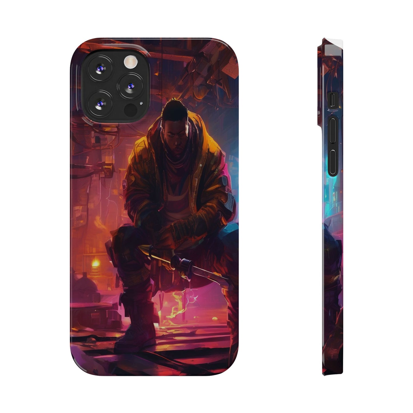 Slim Phone Case for iPhone 16 - Ultra-Thin, Glossy PC