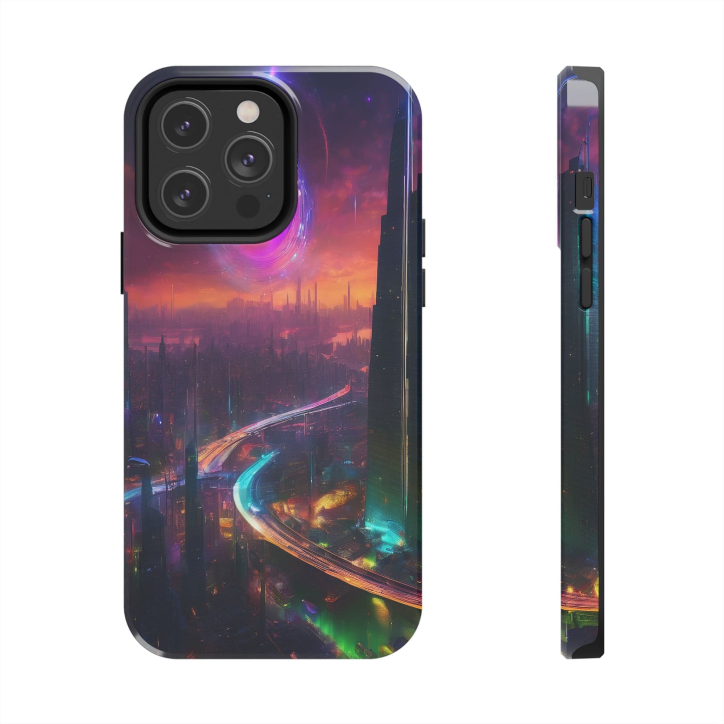 Tough Phone Case – Shockproof TPU/Polycarbonate for iPhone & Samsung