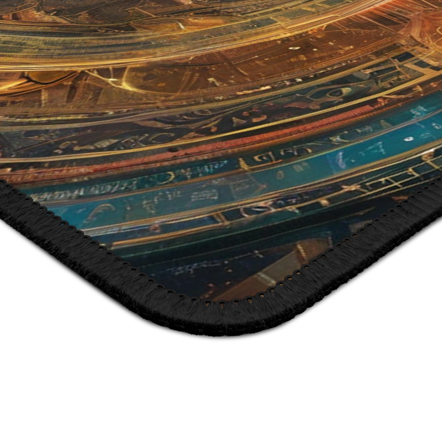 Neon Gaming Mouse Pad 9x7 - Custom Neoprene, Stitched Edges