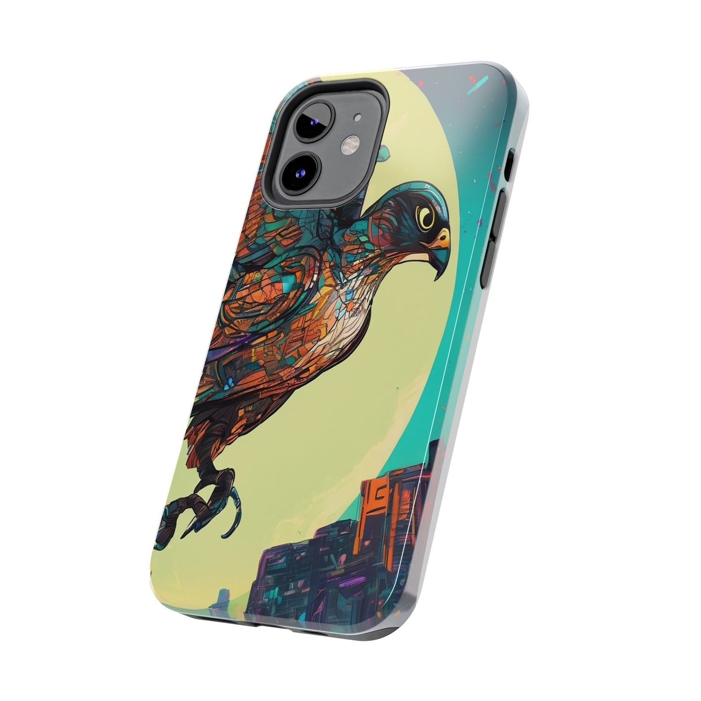 Neon Tough Phone Case - Impact-Resistant, Glossy Finish