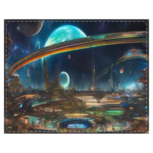 Vegan PU Leather Mouse Pad - Non-Slip & Customizable