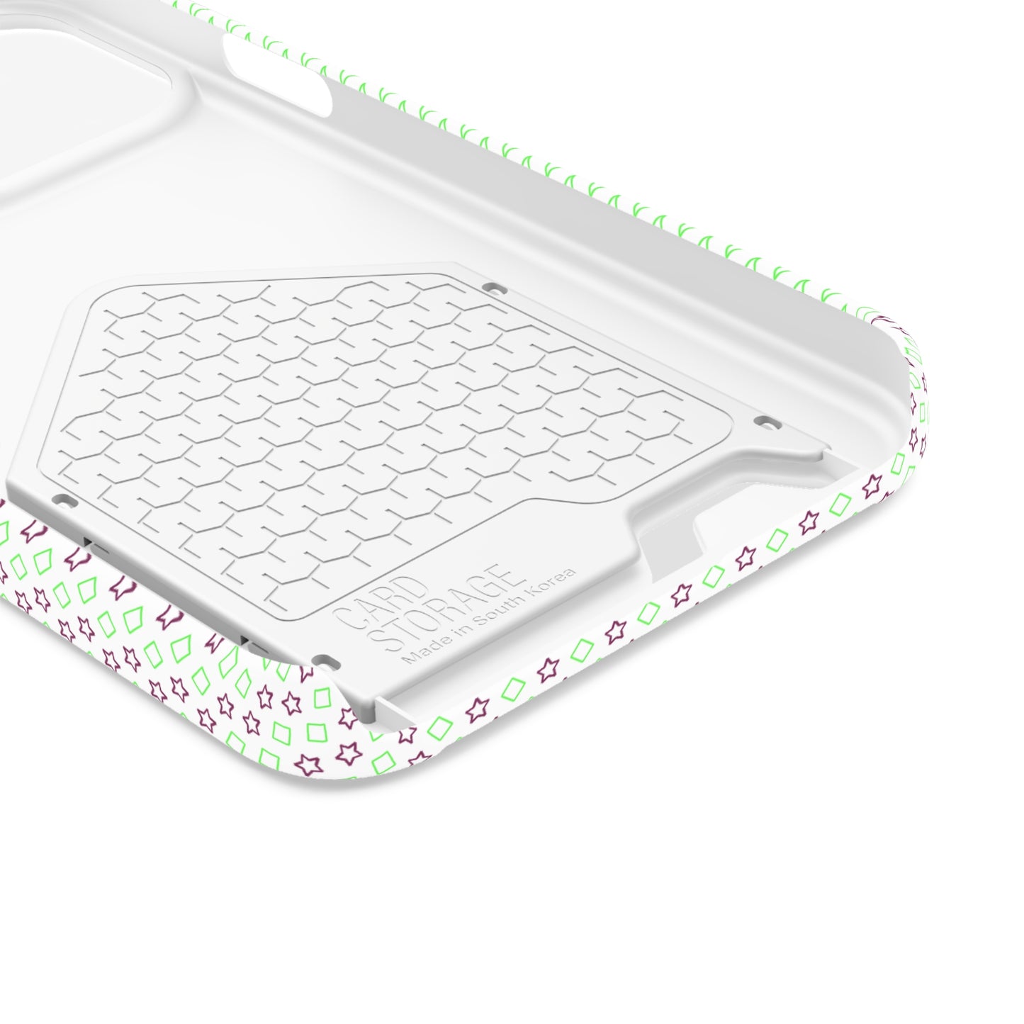 Neon Card Holder Phone Case with MagSafe - Impact-Resistant
