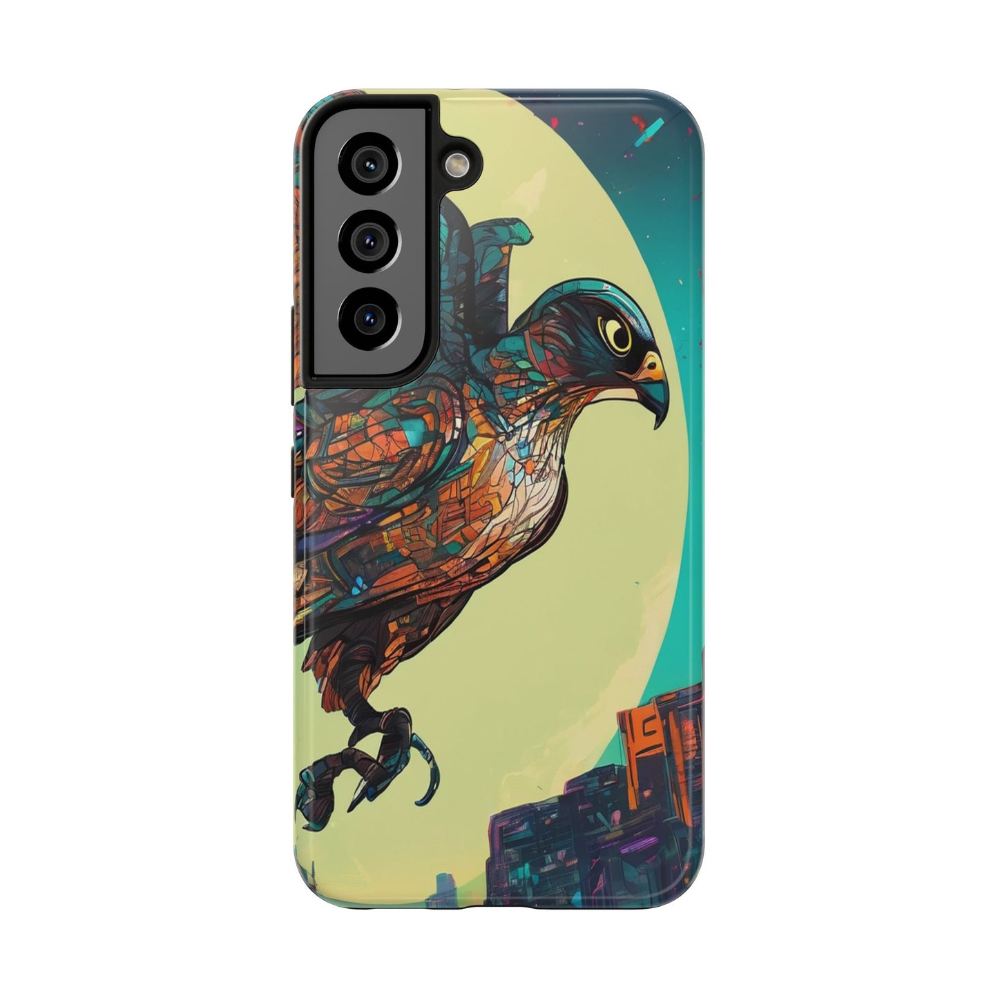 Neon Tough Phone Case - Impact-Resistant, Glossy Finish