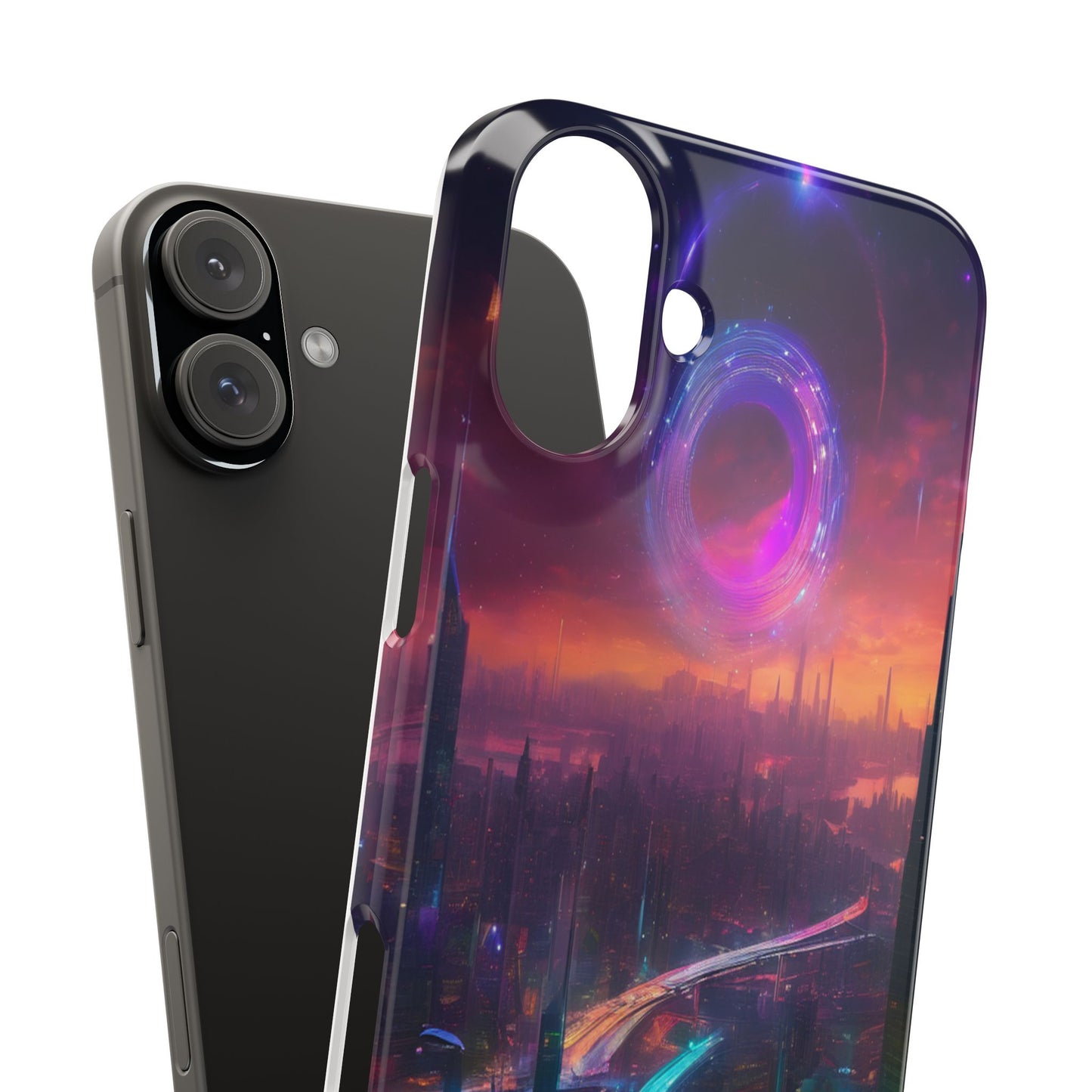 Slim Glossy Phone Case for iPhone 16 – Lexan PC