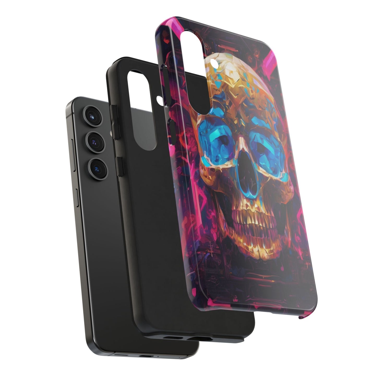 Rugged Phone Case - Impact-Resistant, Glossy Polycarbonate