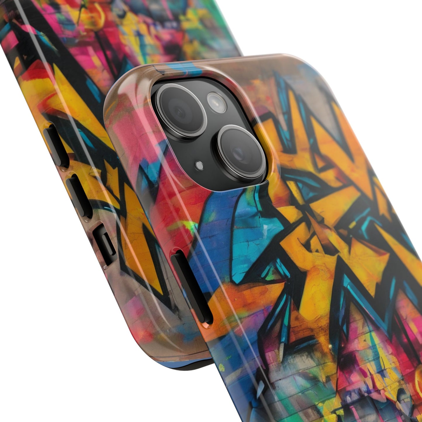 Rugged Phone Case - Impact-Resistant, Glossy Finish