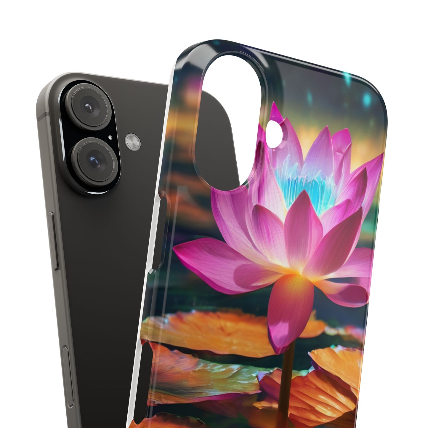 Slim Glossy Polycarbonate Phone Case for iPhone 16
