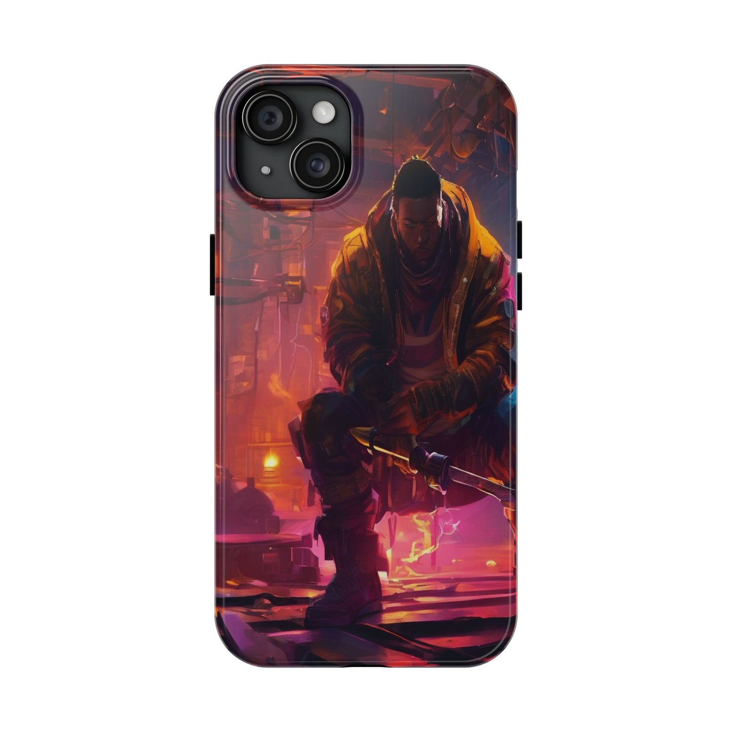Tough Phone Case - Shockproof TPU & PC Shell for iPhone & Samsung