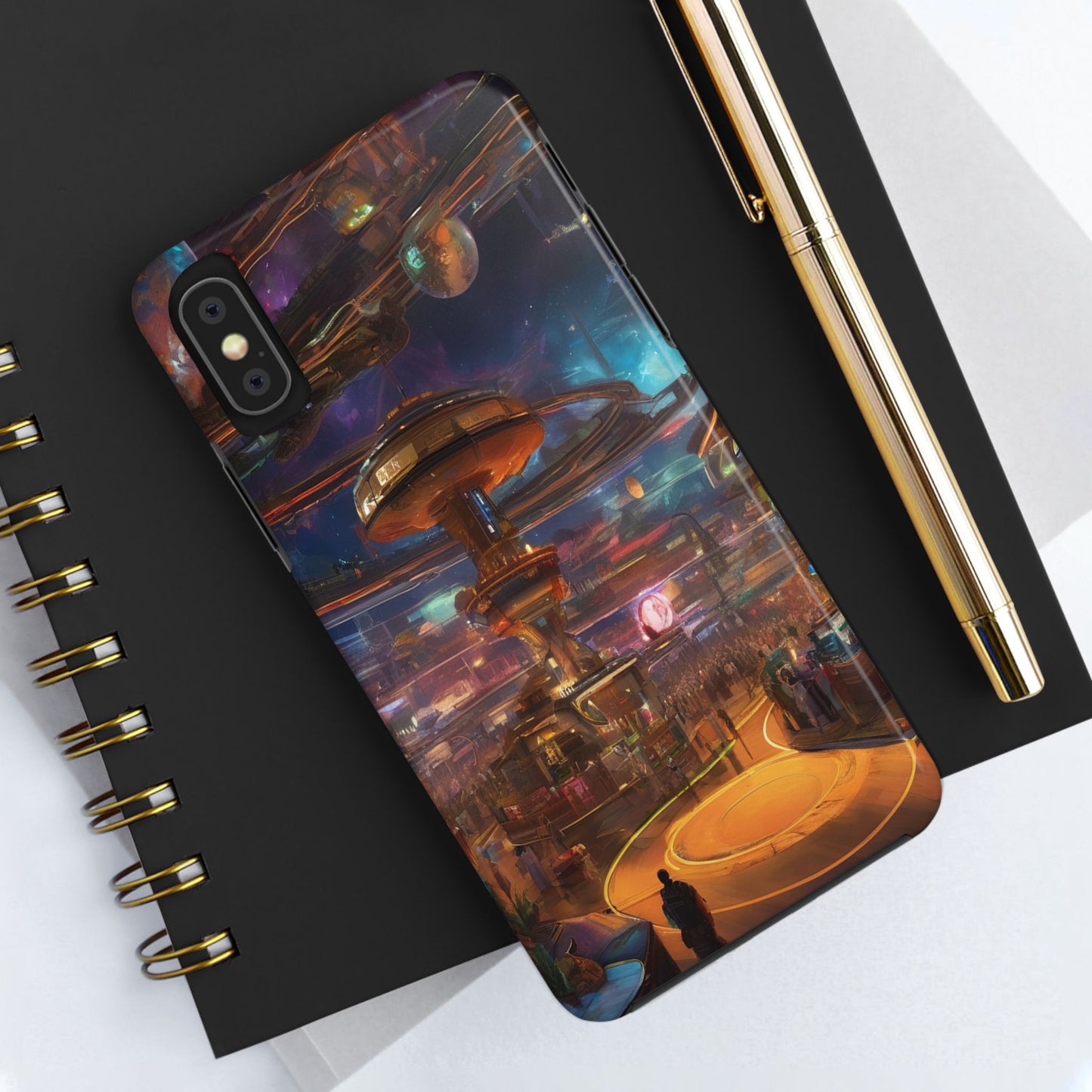 Tough Phone Case - 2-Piece Impact-Resistant Glossy Shield