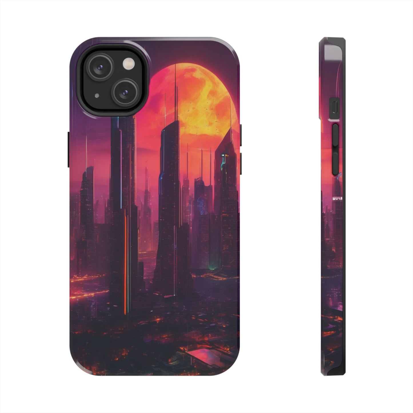 Tough Phone Case: Shockproof 2-Piece TPU/PC Shell