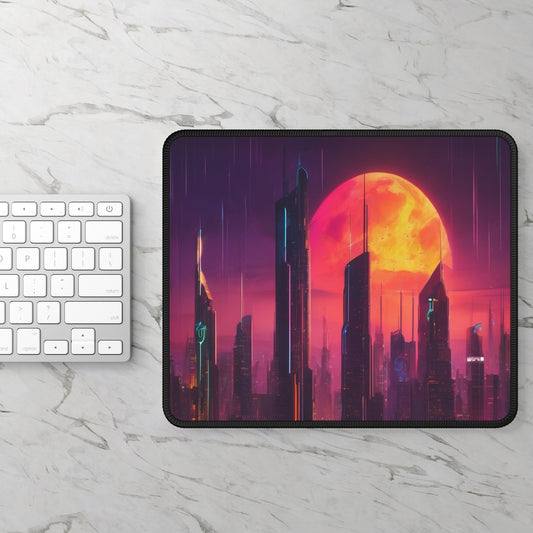 Custom Gaming Mouse Pad 9x7 Neoprene - Stitched Edges